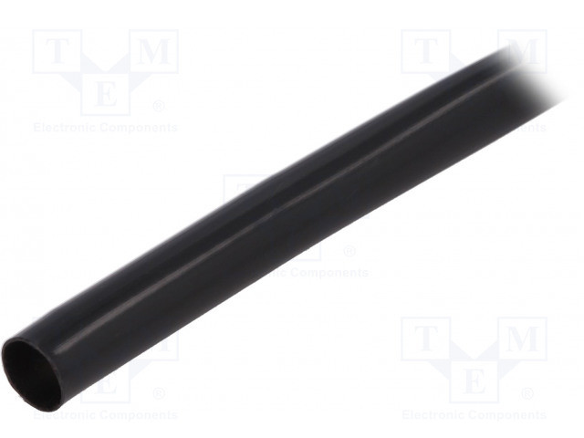 Tubo electroaislante PVC negro 10mm 10metros. Mod. PVC125-10-BK-10