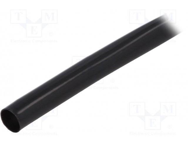 Tubo electroaislante PVC negro 10mm metro FM10. Mod. PVC125-10-BK-10