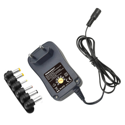 [PW2000012DIM] Alimentador multitensión de 9V A 24V máx 2500 mA. Mod. PW20-00012