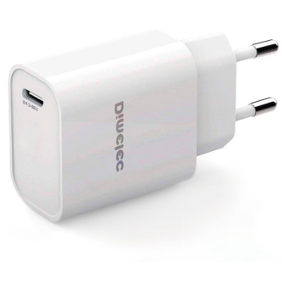 Cargador de pared 20W USB tipo C 5V 9V 12V max 3A Iphone. Mod. PW20-00054