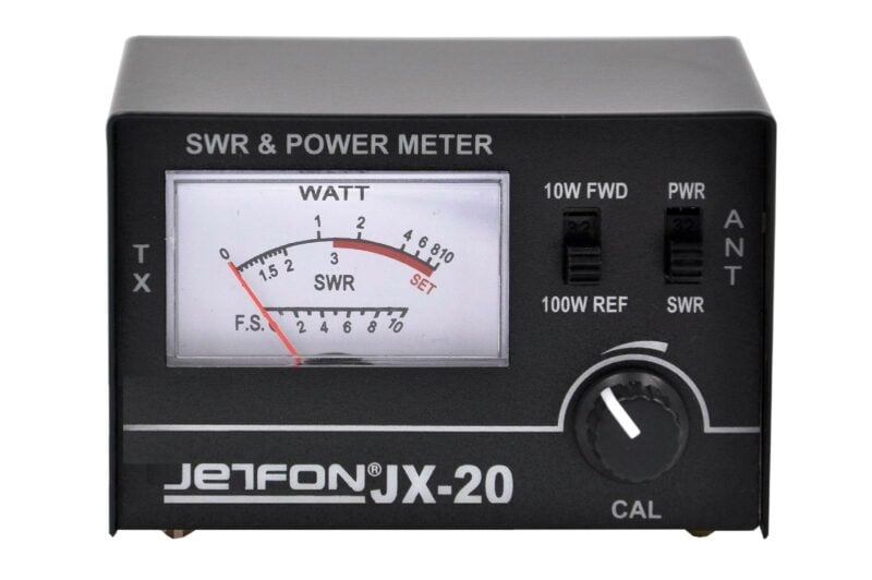 Medidor de ondas estacionarias watímetro Jetfon. Mod. JX-20