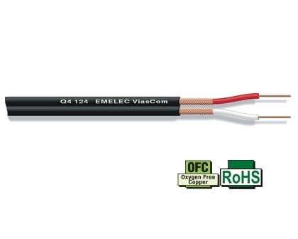 Cable audio paraledo 2x0,25mm2 apantallado. Mod. AUP2024536