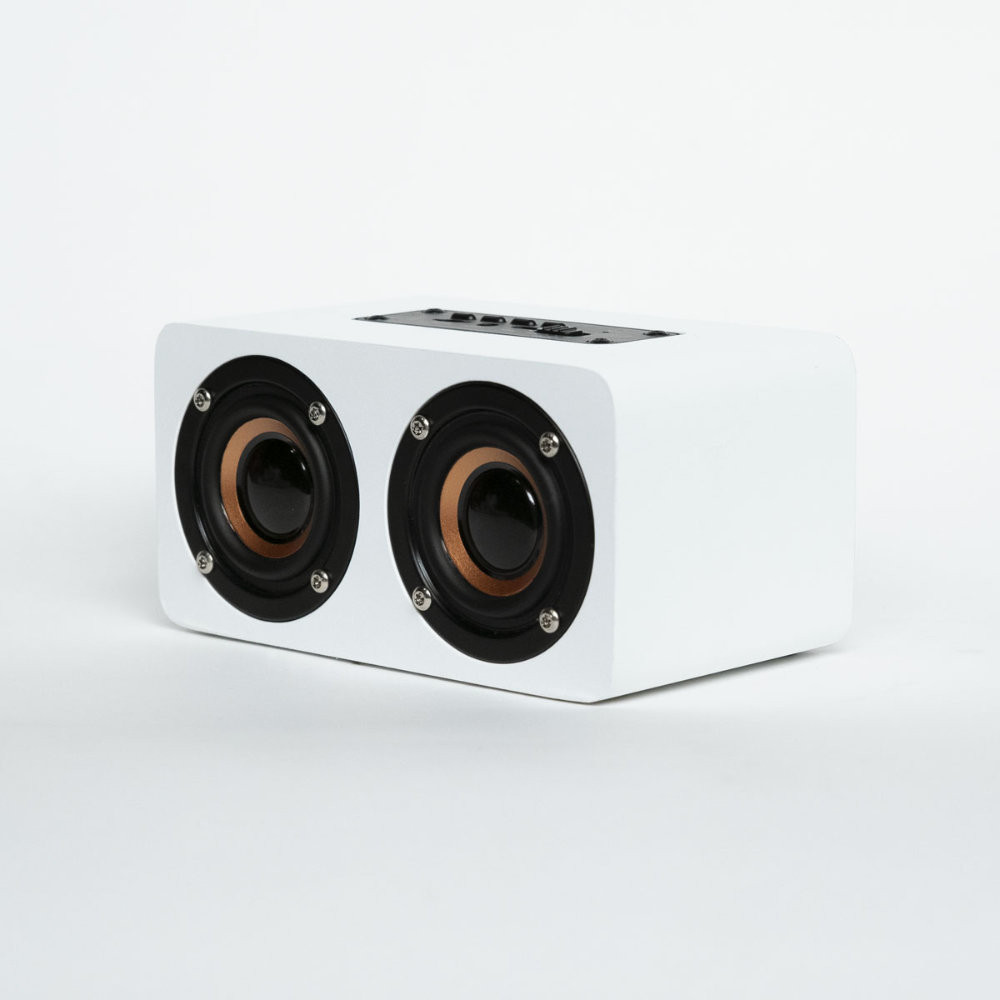 Altavoz multimedia Bluetooth 10W OQAN blanco. Mod. QBT-100