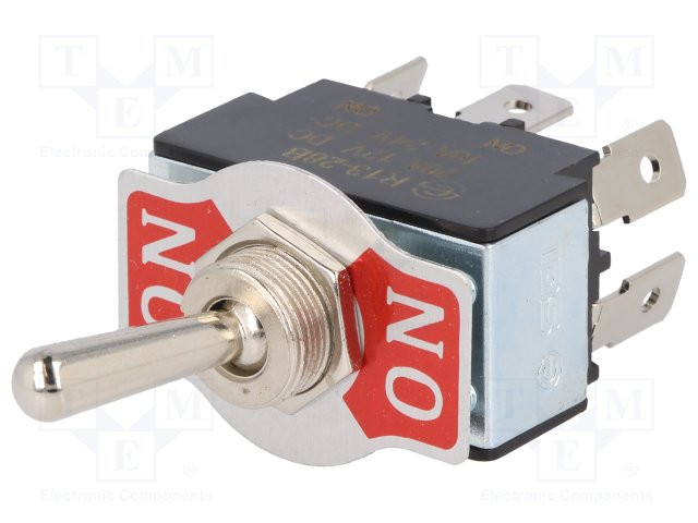 Conmutador de palanca bipolar ON-ON 20A 12VDC. Mod. R1328B01