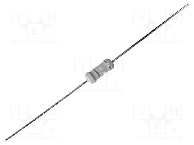 Resistencia 1Ω 2W ±5% Ø5x12mm. Mod. R2W1