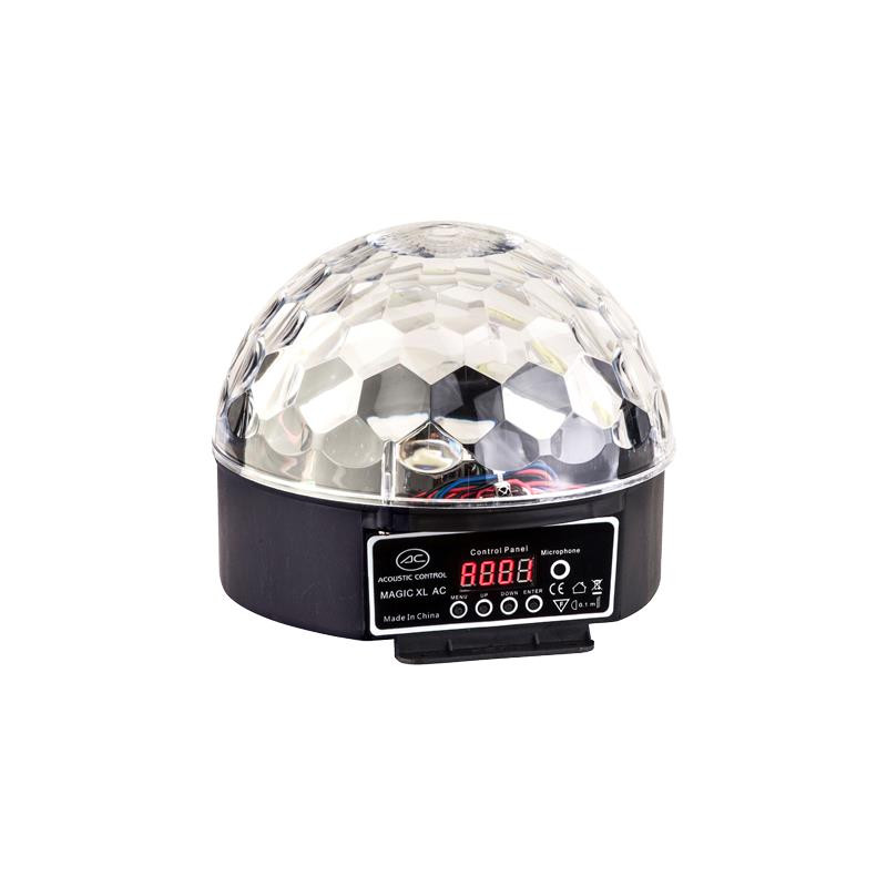 Efecto bola mágica DMX c/mando Acoustic Control . Mod. RAYS BALL LED Magic XL AC