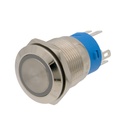 Interruptor Anti-vandàlico LED RGB 12V, SPDT, 22mm OFF-ON. Mod. 4464-12