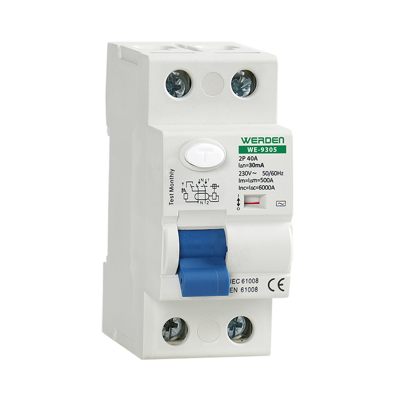 Interruptor diferencial 2P 40A 30mA Werden. Mod. WE-9305