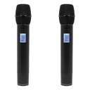 Sistema de micrófono inalámbrico 2x micro mano UHF. Mod. RM 30T