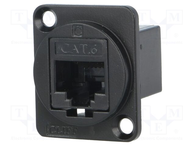[CP30222MB] Adaptador toma RJ45 hembra hembra chasis cat.6. Mod. CP30222MB