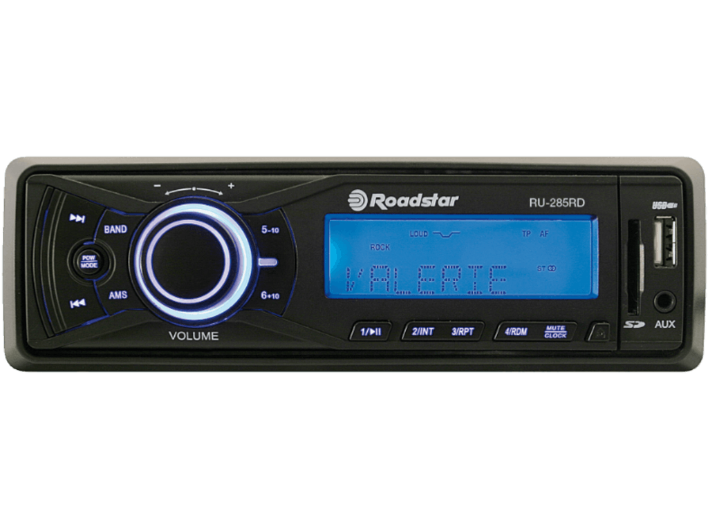 Autorradio 1 DIN USB Negro Roadstar. Mod. RU-285RD/HP
