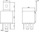 Relé camión SPST-NO 24VCC 40A. Mod. S10-1A-C1-24VDC