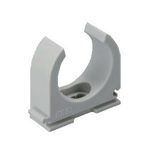 Abrazadera grapa tubo rígido M32 gris SC32. Mod. SCAGRAPM32
