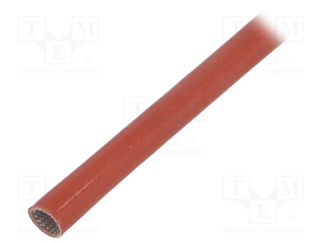 Tubo electroaislante de ladrillo -60÷250°C 3.5mm 4kV/mm. Mod. SCS4KV-3.5-RB-10