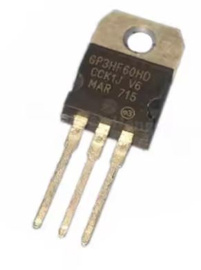Transistor bipolar IGBT 7.5 A 2.5 V 38W 600-650V TO220. Mod. STGP3HF60HD