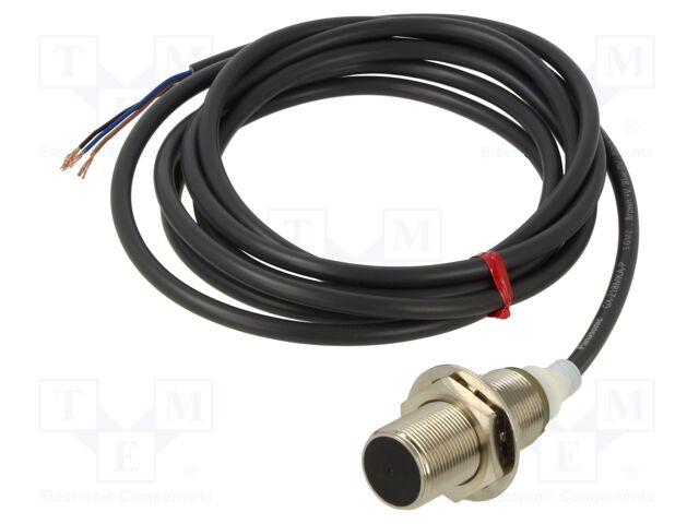 [GX218MKAP] Sensor inductivo PNP / NO 10÷30VDC M18 2m IP67. Mod. GX-218MKA-P