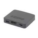 Splitter Compacto HDMI 1x2 4K@30Hz HDCP1.4. Mod. 4076E