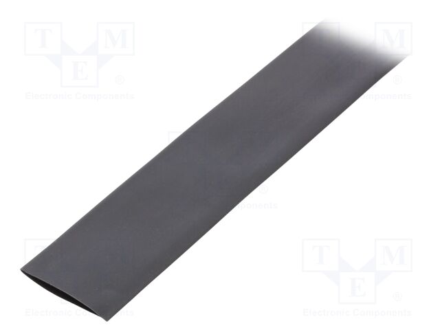 Tubo termorretractil 15 mm Negro 1 metro 3:1. Mod. XBPT15-3X1BK