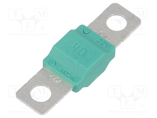 Fusible de cartucho de coche 40A 32V 40mm. Mod. MIDIVAL-40A