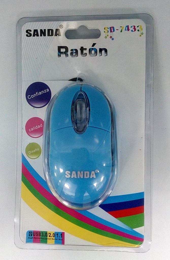 RATON SANDA SD-7433 CON CABLE USB.