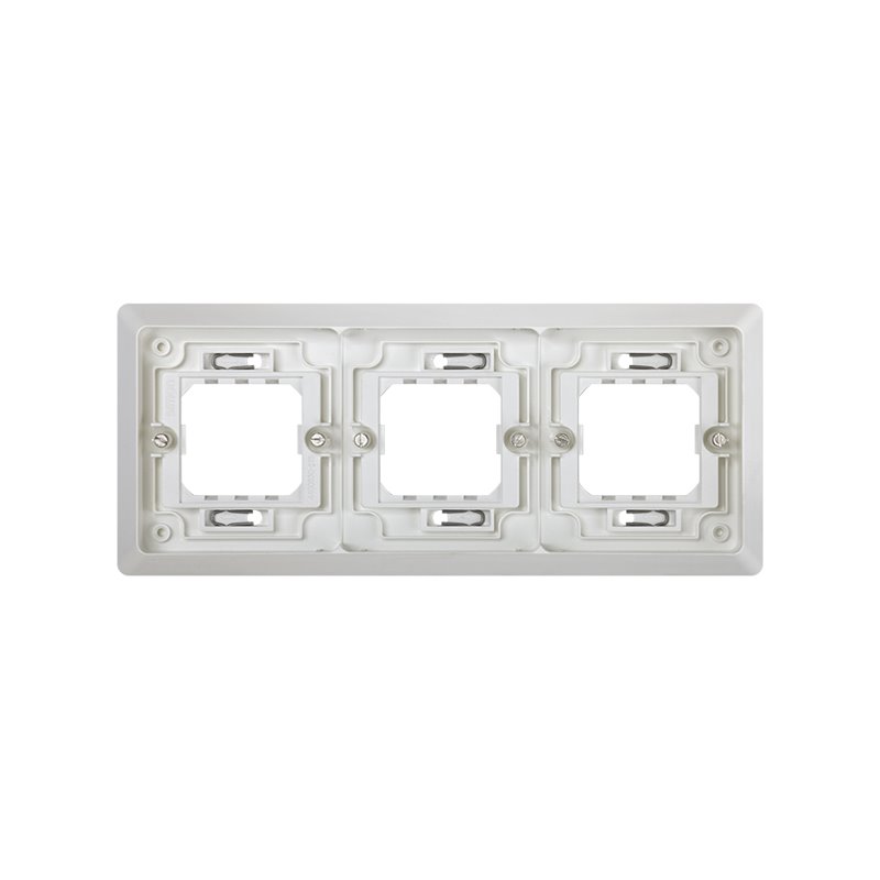 Marco para cajas de empotrar de 3 elementos Simon 44 Aqua. Mod. 4400630-035