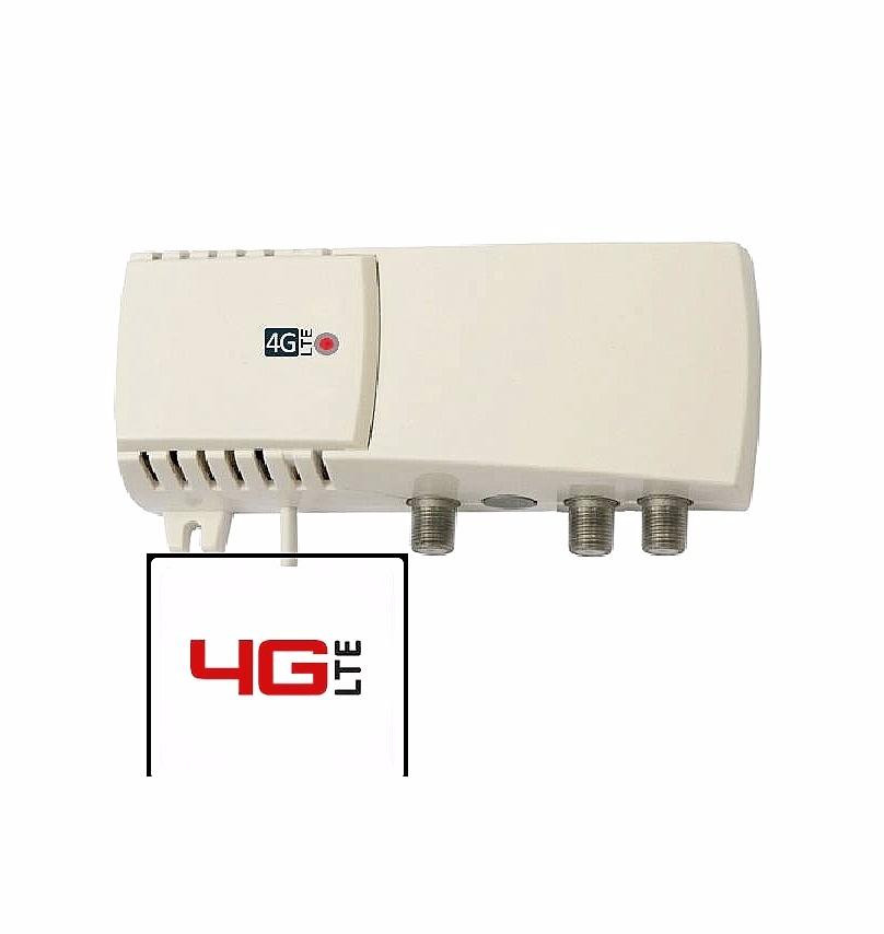 [SMA205LTESUR] AMPLICADOR VIVIENDA 2 SALIDAS VHF-UHF 20 DB LTE SMA 206LTE