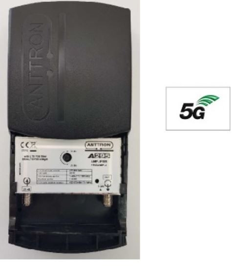 Amplificador mástil 5G 21-48 38dB. Mod. A295