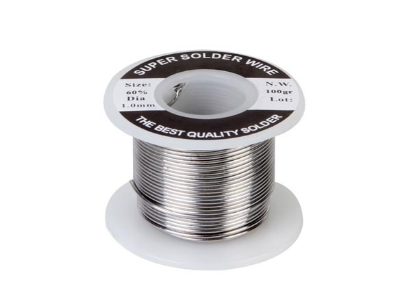[SOLD100GVEL] Carrete estaño 1mm Sn 60% Pb 40% 100gramos. Mod. SOLD100G