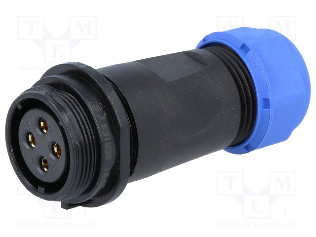 Conector aéreo hembra 4 pines  SP2111S4 IP68