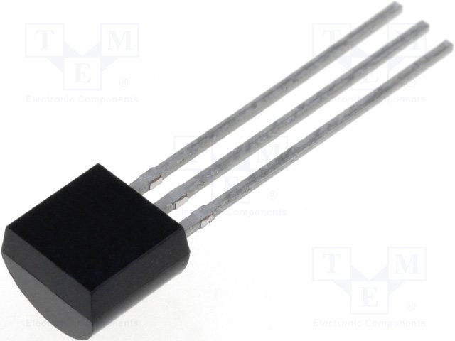 Transistor PNP bipolar 25V 1.5A 1W TO92. Mod. SS8550DBU