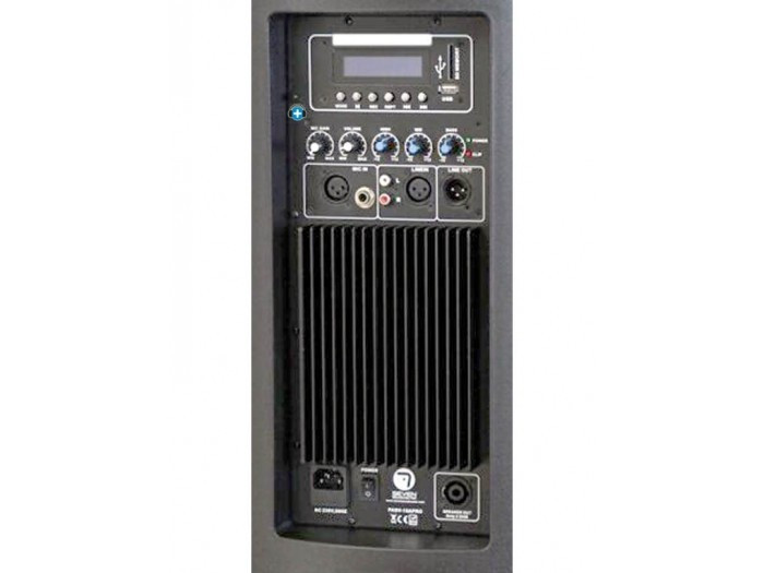 Altavoz autoamplificado 15" MP3/BT 1500W Seven. Mod. SV15APRO-TWS