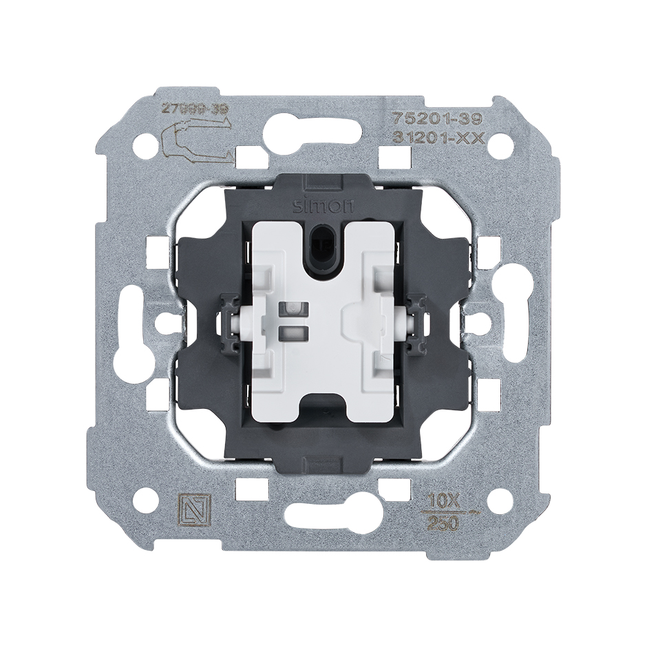 Conmutador 10 AX 250V Simon 75. Mod. 75201-39