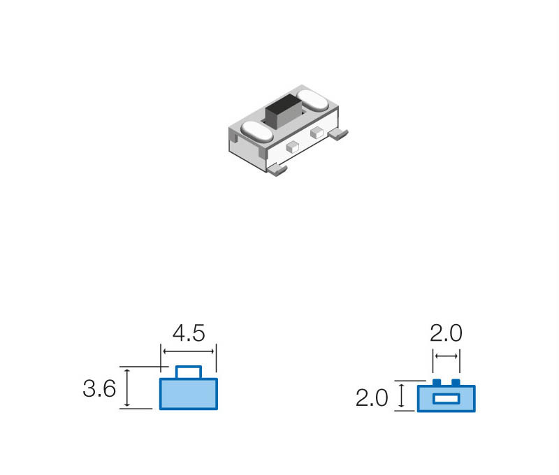 Pulsador de tacto SMD sw028