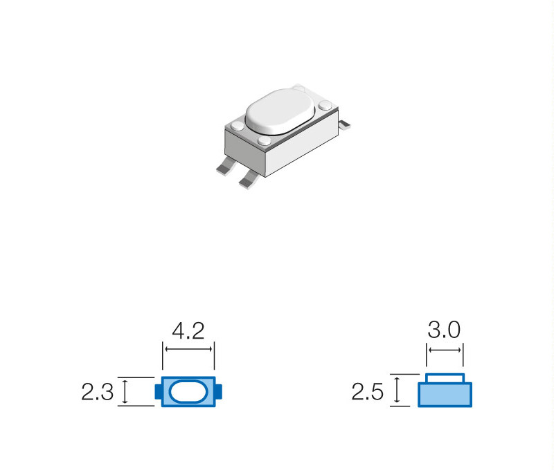 [SW035ELM] Pulsador de tacto SMD Mod. SW035