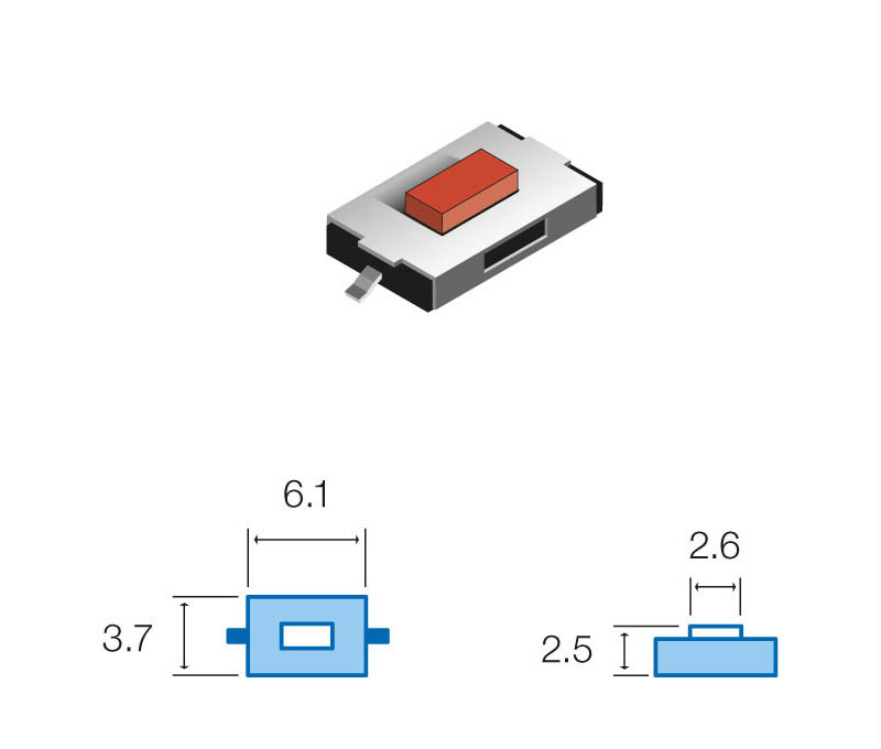 Pulsador de tacto SMD Mod. SW057