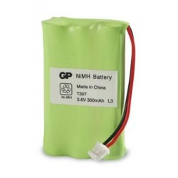 Batería recargable 30AAAAH3BMX NI-MH 3.6V 300mAh. Mod. T307