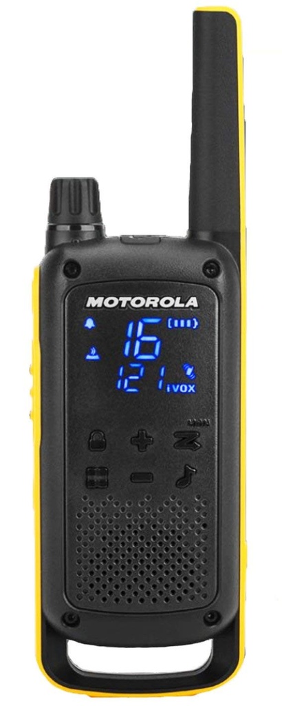 Pareja de walkie talkies 10km Motorola IPx4. Mod. T82 EXTREME