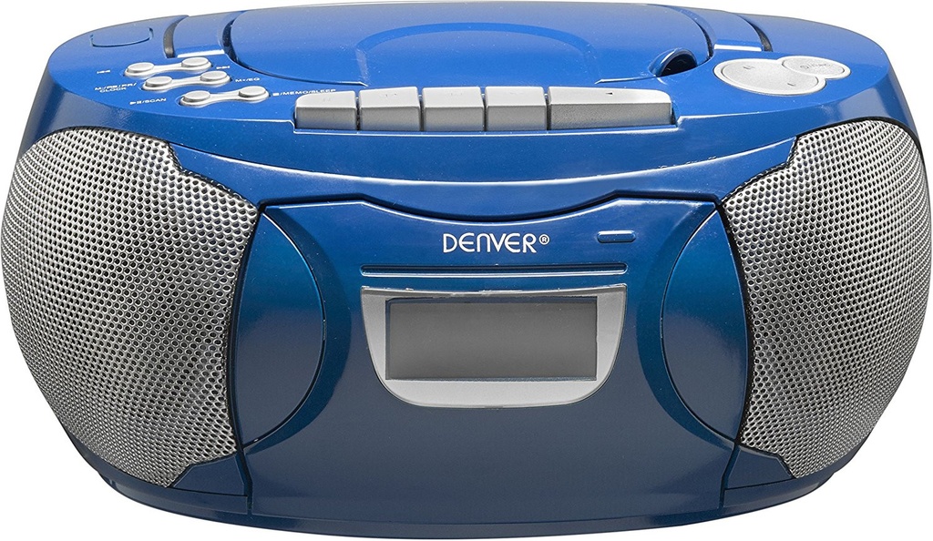 Reproductor de CD portátil Azul Denver TCP39A