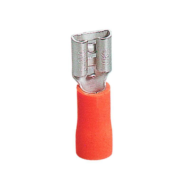 Terminal faston hembra 2.8mm aislado rojo. Mod. 2040132