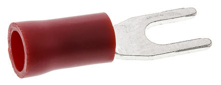 Terminal de horquilla preaislado, M5, rojo, 0.5mm² a 1.5mm². Mod. TE-H15-5
