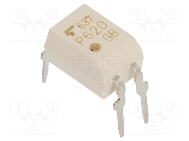 Optoacoplador THT 1 canal salida transistores 5kV. Mod. TLP620(GB.F)