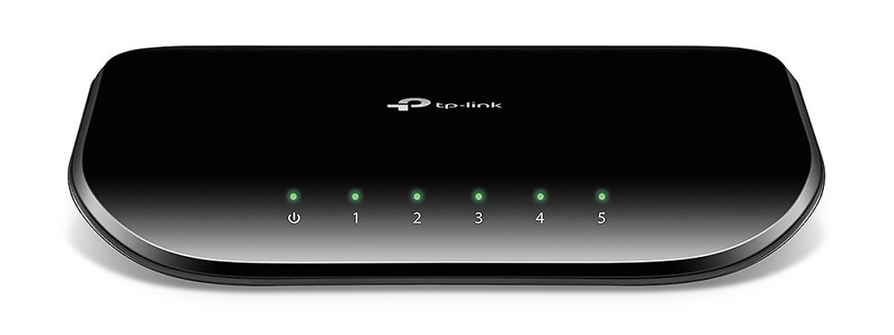 Switch 5 puertos (10/100/1000) Negro TP-LINK. Mod. TL-SG1005D