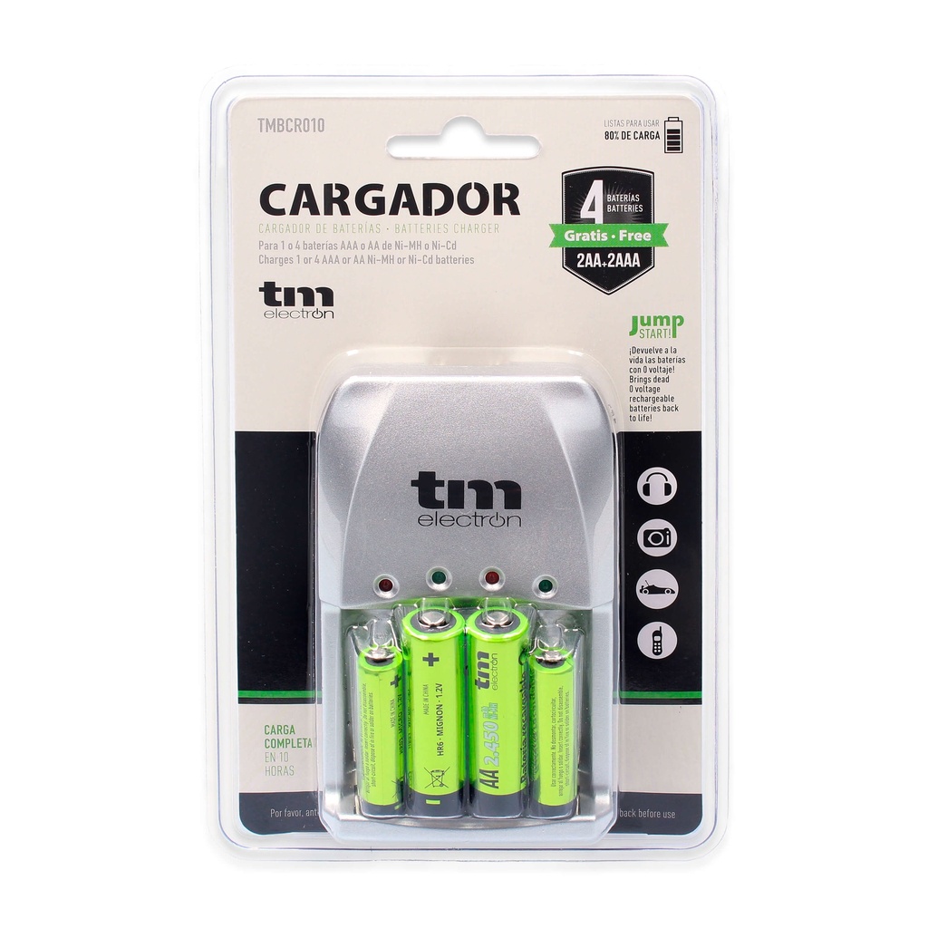 Cargador de baterias TM Mod. TMBCR010