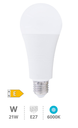 Bombilla LED estándar A70 21W E27 6000K. Mod. 200601012