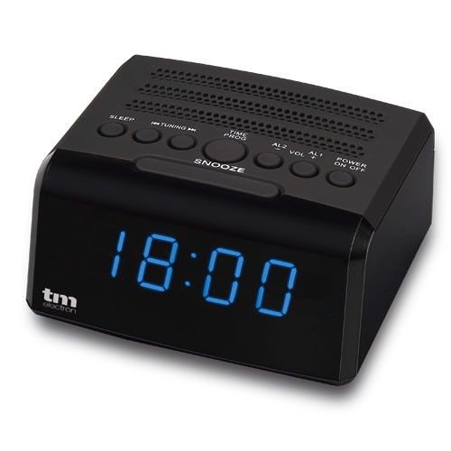 Radio reloj despertador USB y Auriculares. Mod.TMRAR010