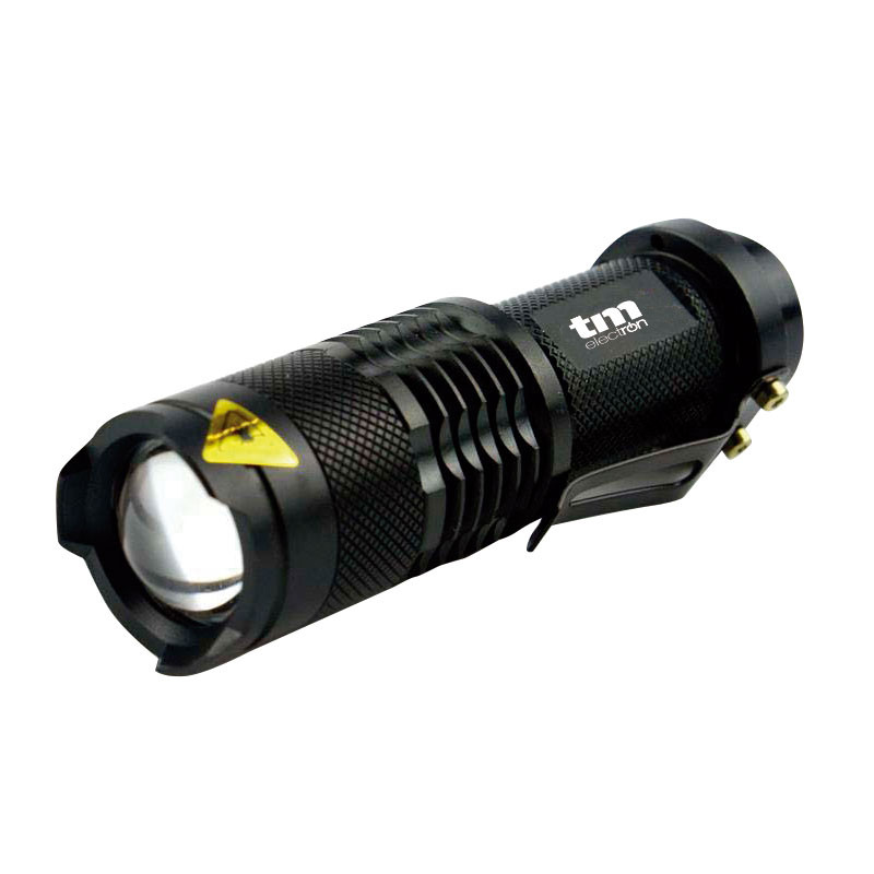 Linterna LED 3W bolsillo metálica TME. Mod. TMTOR007