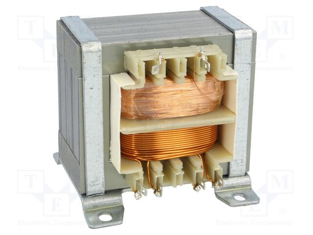 Transformador 40VA 230VCA a 2x12V 2x1,6A. Mod. TS40/018