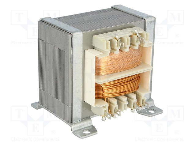 Transformador 230V AC a 2X15V AC 40VA 2X1.35A. Mod. TS40/041