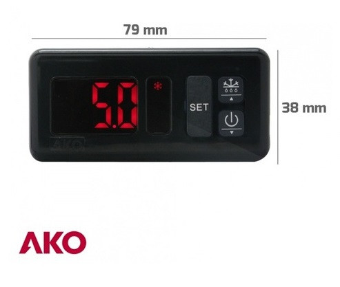TERMOSTATO DIGITAL CON SONDA AKO D-14123. MOD. TTDP-20
