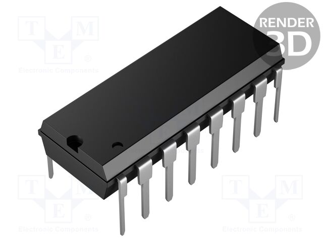 Circuito integrado driver darlington DIP16 0,5A 50V. Mod. ULN2003A